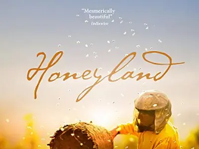 Honeyland movie poster adult female bee hive